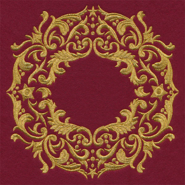 Glittering Gold Wreath