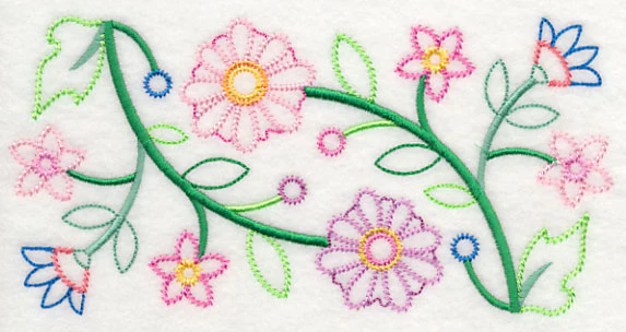 Glorious Garden Blooms Border (Vintage) - Image 6