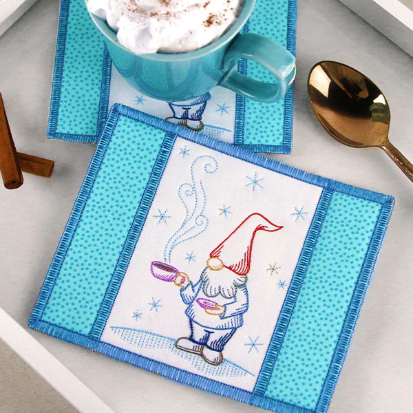 Gnome Mug Rug (In-the-Hoop) - Image 7