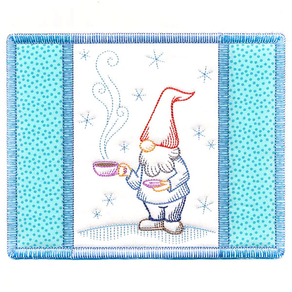 Gnome Mug Rug (In-the-Hoop) - Image 8