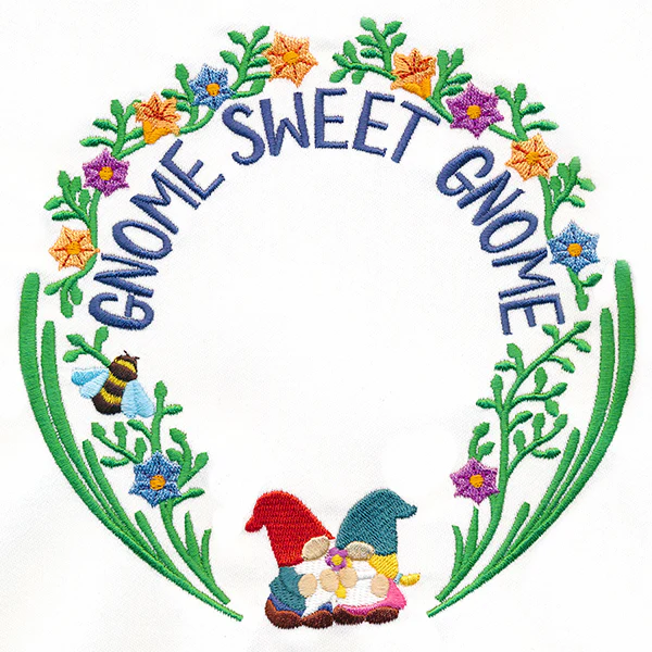 Gnome Sweet Gnome Wreath - Image 3