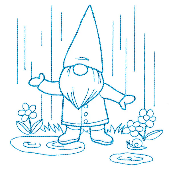 Gnome Through the Seasons - April - Image 2