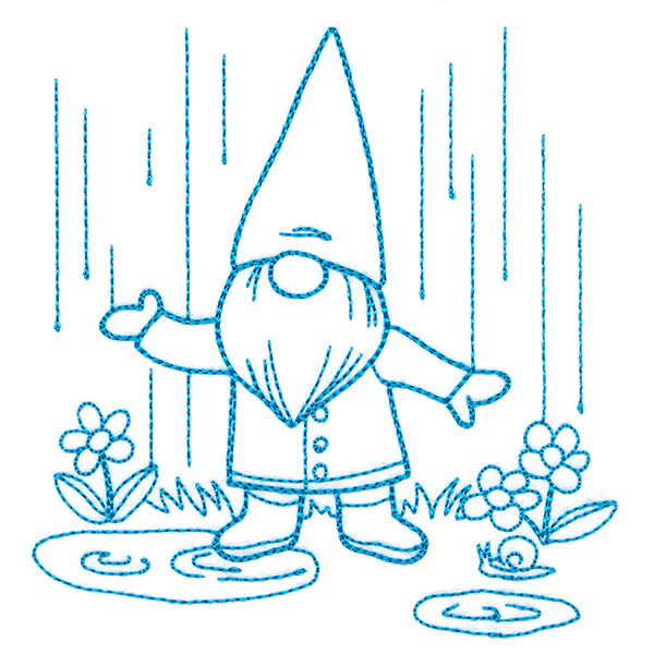 Gnome Through the Seasons - April - Image 4