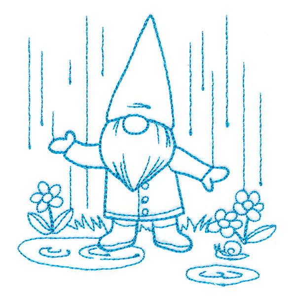 Gnome Through the Seasons - April - Image 5