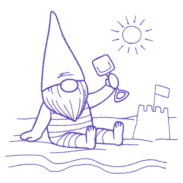 Gnome Through the Seasons - July - Image 2
