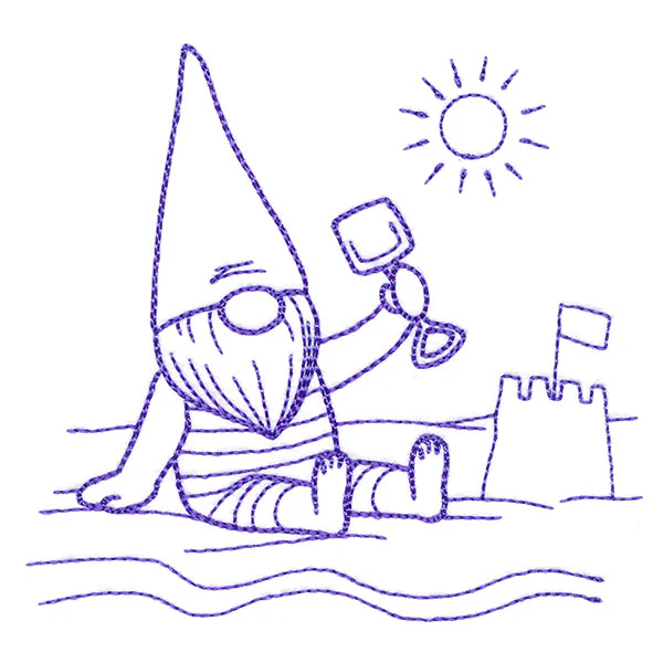 Gnome Through the Seasons - July - Image 4