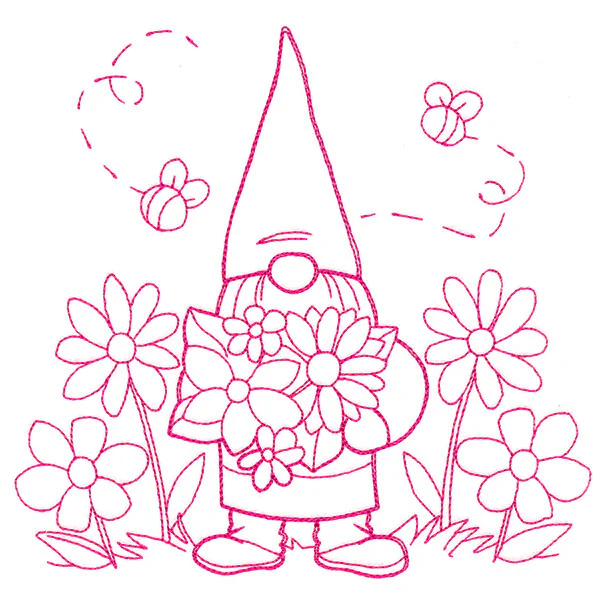 Gnome Through the Seasons - May