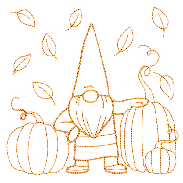 Gnome Through the Seasons - October - Image 3