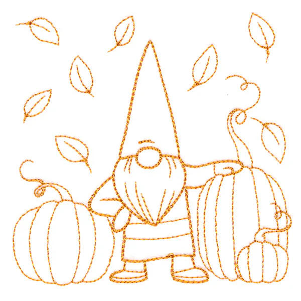 Gnome Through the Seasons - October - Image 5
