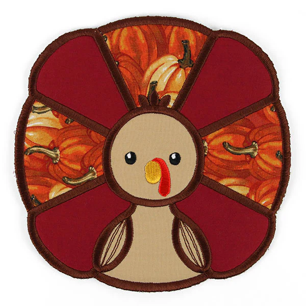 Gobbles of Goodness Turkey Trivet (In-the-Hoop) - Image 6