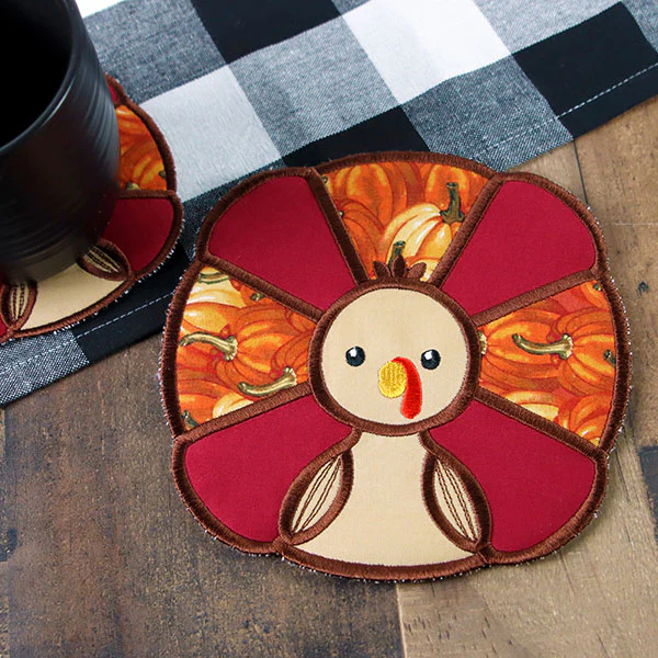 Gobbles of Goodness Turkey Trivet (In-the-Hoop) - Image 7