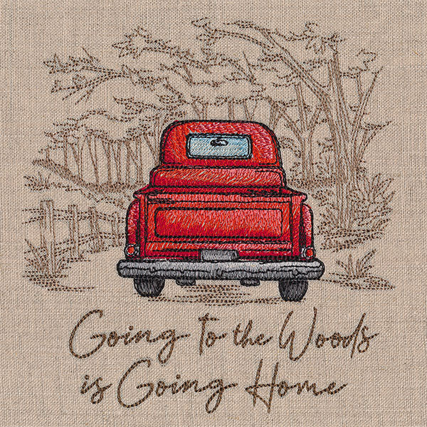 Going to the Woods Retro Truck - Image 3