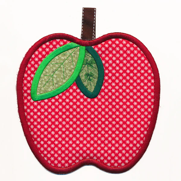 Golden Autumn Apple Trivet (In-the-Hoop) - Image 4