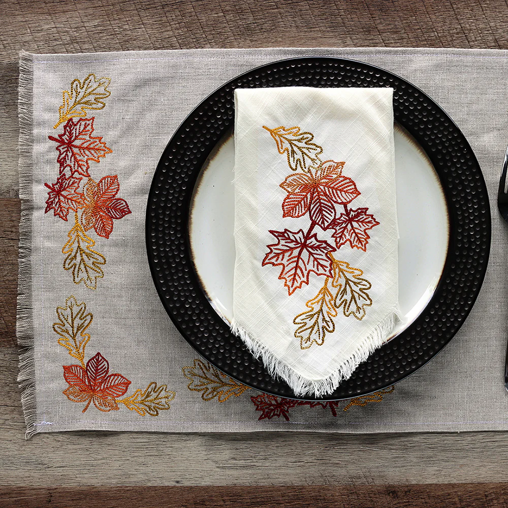Golden Autumn Leaves Design Pack - Image 4