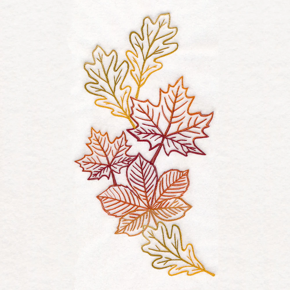 Golden Autumn Leaves Spray - Image 7
