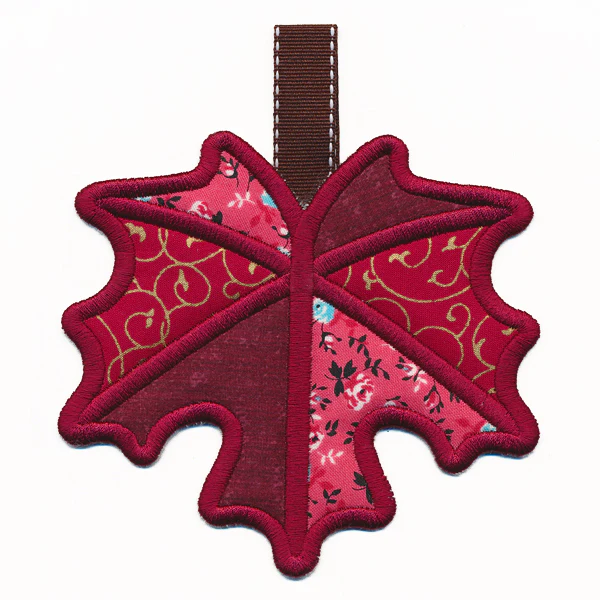Golden Autumn Maple Leaf Trivet (In-the-Hoop) - Image 3