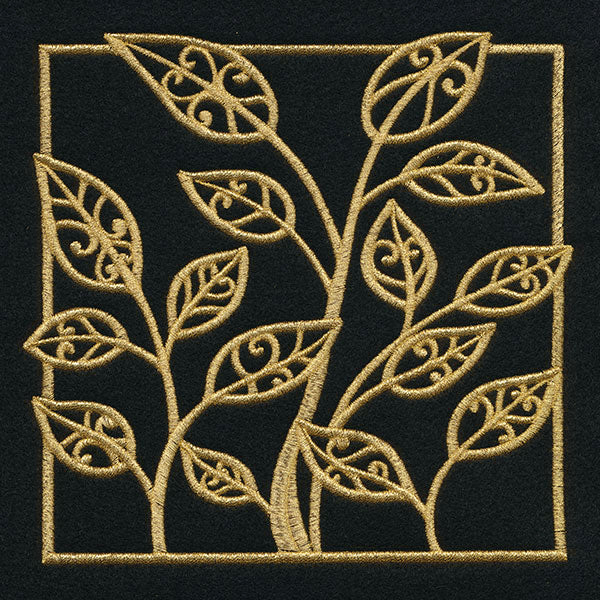 Golden Garden Leafy Square - Image 2