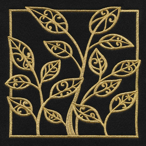 Golden Garden Leafy Square - Image 6