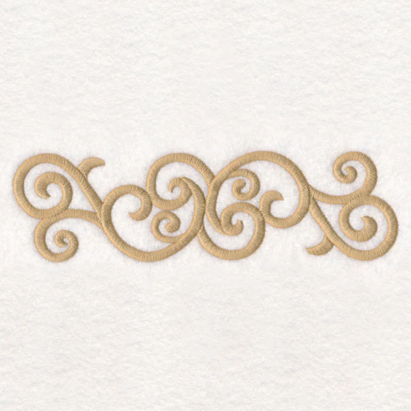 Golden Swirls Border - Image 3