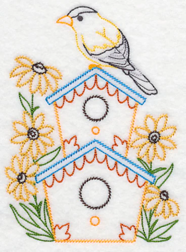Goldfinch and Black-Eyed Susans (Vintage) - Image 2