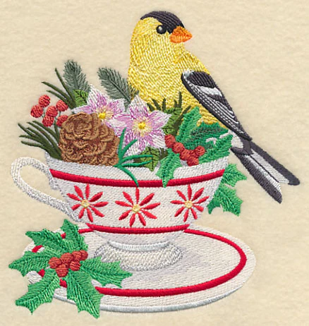 Goldfinch and Christmas Tea - Image 2