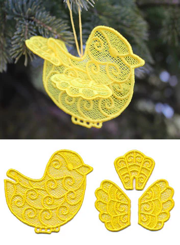 Goldfinch in 3D (Lace) - Image 3