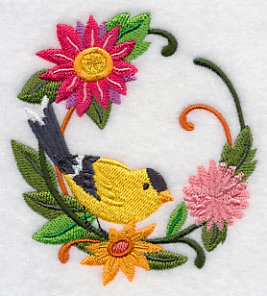 Goldfinch in Autumn Wreath - Image 5
