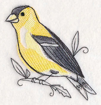 Goldfinch in Watercolor - Image 2