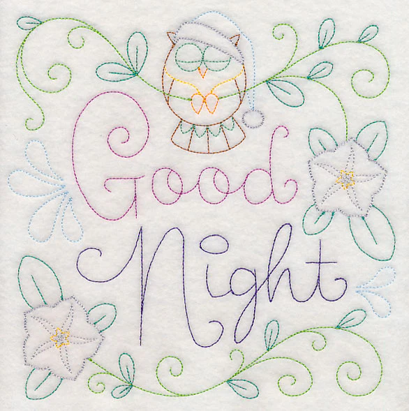 Good Night Square (Vintage)