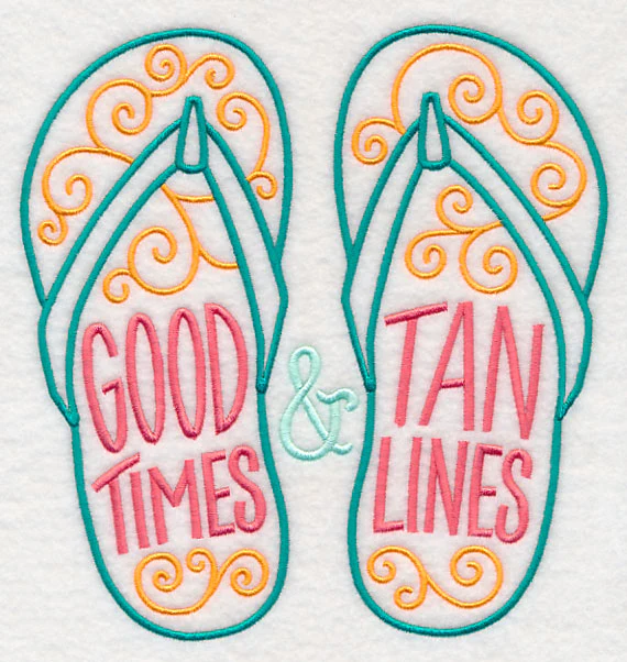 Good Times and Tan Lines Flip Flops - Image 6
