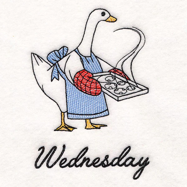 Goose Baking on Wednesday