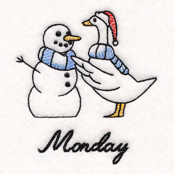 Goose Building a Snowman on Monday - Image 3