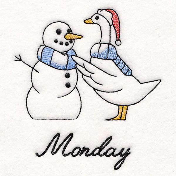 Goose Building a Snowman on Monday - Image 5