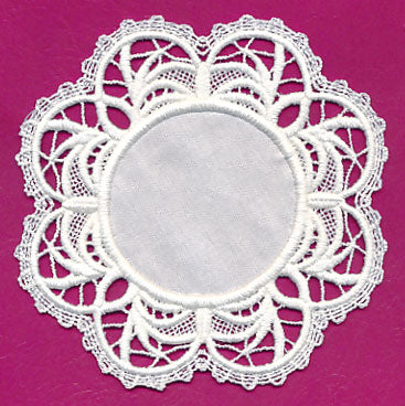 Graceful Fabric Doily (Lace) - Image 2