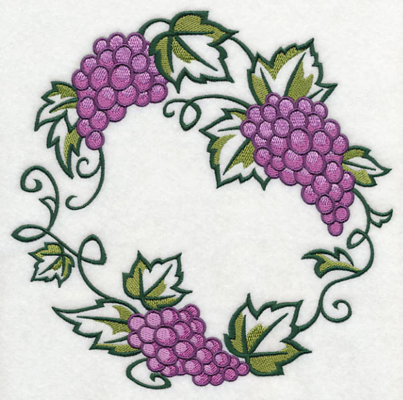 Graceful Grape Bunch Wreath - Image 6
