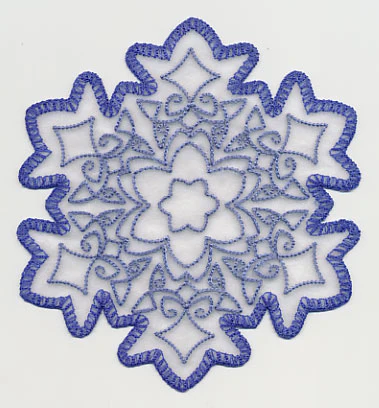 Graceful Snowflake 3 (In-the-Hoop) - Image 2