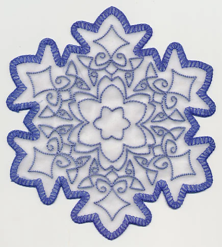 Graceful Snowflake 3 (In-the-Hoop) - Image 4