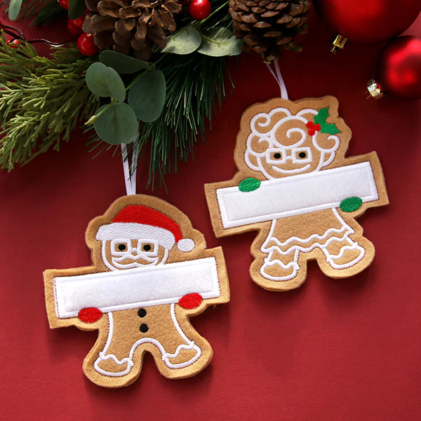 Grandfather Gingerbread Ornament (In-the-Hoop) - Image 2