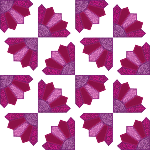 Grandmother's Fan Quilt Block (In-the-Hoop) - Image 6