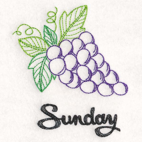 Grapes on Sunday (Vintage) - Image 2
