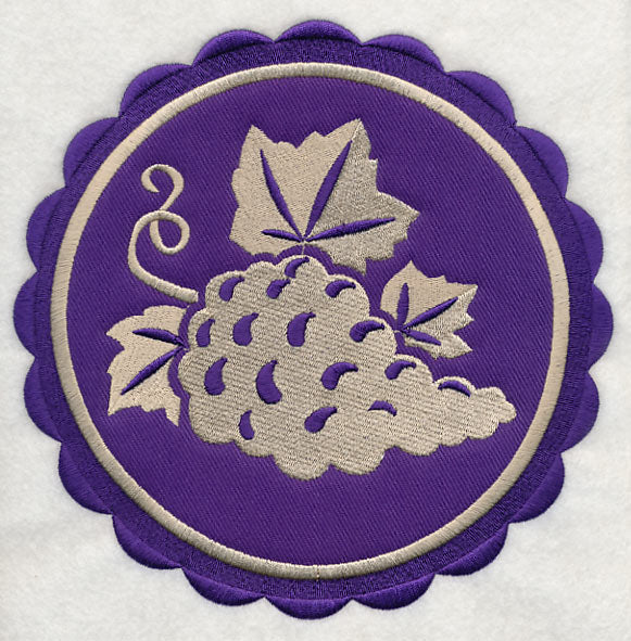 Grapes Stamp (Applique) - Image 6