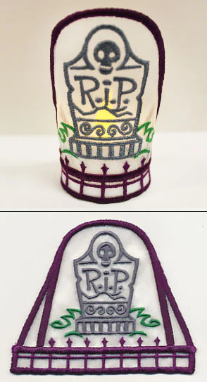 Graveyard Tea Light Wrap (In-the-Hoop) - Image 2