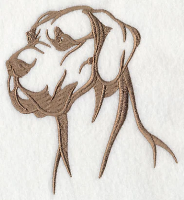 Great Dane Silhouette (Full Ears) - Image 2