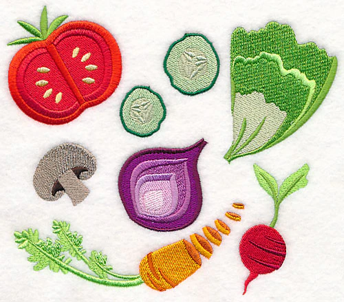 Green Salad Collage - Image 2