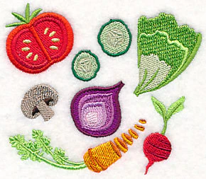 Green Salad Collage - Image 4