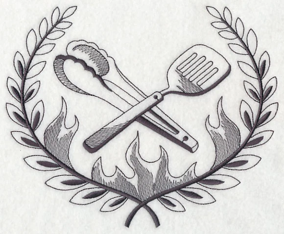 Grill Tools and Flaming Laurel - Image 2