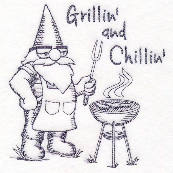 Grillin' and Chillin' Gnome - Image 3