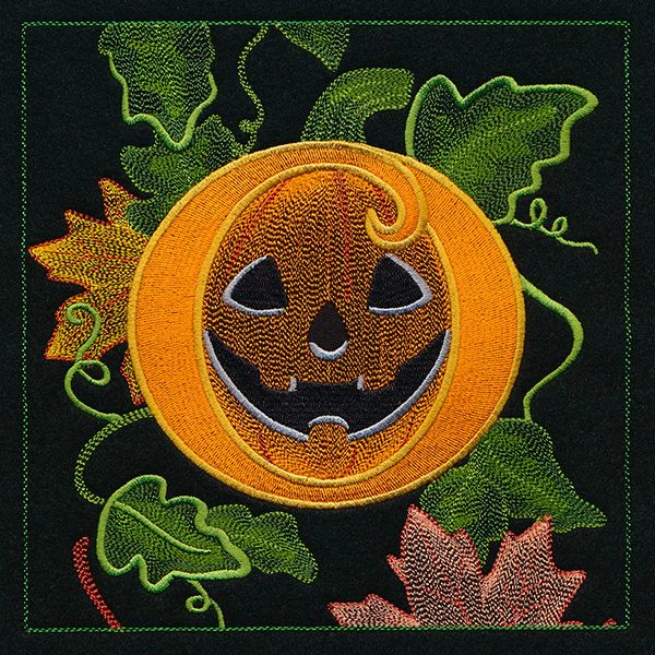 Halloween Boo Square - Jack o' Lantern - Image 9