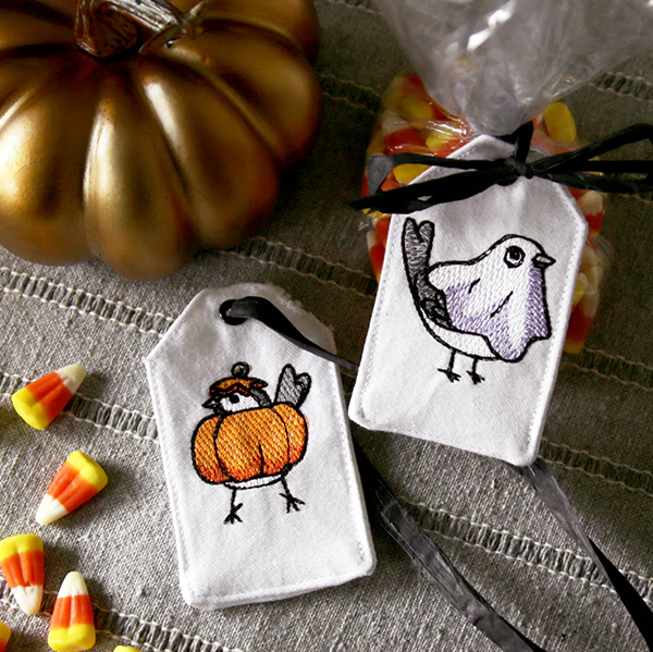 Halloween Chickadee - Pumpkin - Image 2