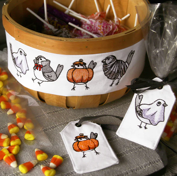 Halloween Chickadee - Pumpkin - Image 6